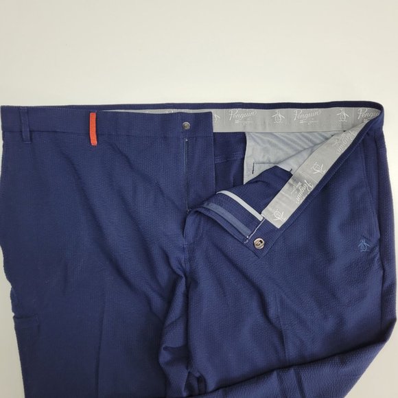 Original Penguin men's golf pants 44 x 32 navy - Picture 2 of 5